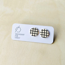 Load image into Gallery viewer, CIRCLE STUDS - GRID