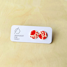 Load image into Gallery viewer, CIRCLE STUDS - FLORA