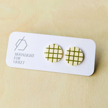 Load image into Gallery viewer, CIRCLE STUDS - GRID