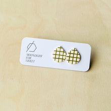 Load image into Gallery viewer, TEAR STUDS - GRID