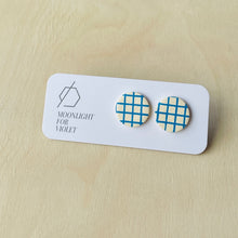 Load image into Gallery viewer, CIRCLE STUDS - GRID
