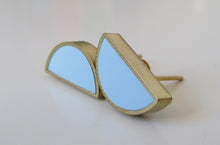 Load image into Gallery viewer, HALF-MOON STUDS - various colours available
