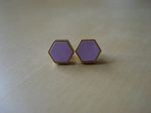 Load image into Gallery viewer, HEXAGON STUDS - various colours