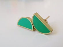 Load image into Gallery viewer, HALF-MOON STUDS - various colours available