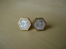 Load image into Gallery viewer, HALF-MOON STUDS - various colours available