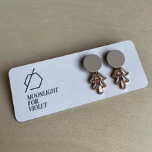 Load image into Gallery viewer, LEAF PAVE DANGLES - 15 colours available