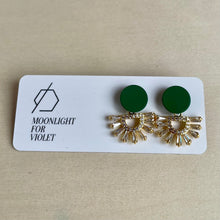 Load image into Gallery viewer, FAN PAVE DANGLES - 15 colours available