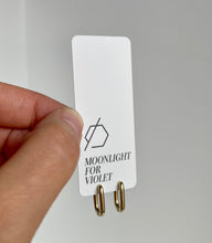 Load image into Gallery viewer, SMALL HINGED SQUARE HOOPS