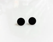 Load image into Gallery viewer, PAPERCLIP DANGLES - RHODIUM FINISH