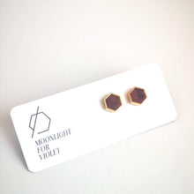 Load image into Gallery viewer, HALF-MOON STUDS - various colours available