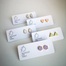 Load image into Gallery viewer, HEXAGON STUDS - various colours