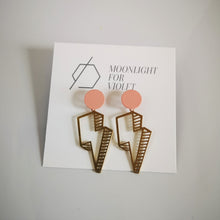 Load image into Gallery viewer, LIGHTNING BOLT EARRINGS - 15 colours available