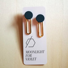 Load image into Gallery viewer, PAPERCLIP DANGLES - GOLD FINISH