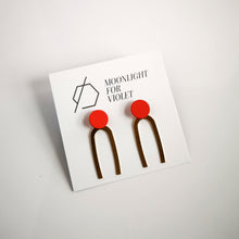 Load image into Gallery viewer, RUBBERIZED SKINNY DANGLES