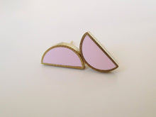 Load image into Gallery viewer, HALF-MOON STUDS - various colours available
