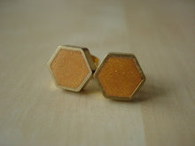 Load image into Gallery viewer, HEXAGON STUDS - various colours
