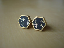 Load image into Gallery viewer, HEXAGON STUDS - various colours

