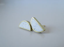 Load image into Gallery viewer, HALF-MOON STUDS - various colours available
