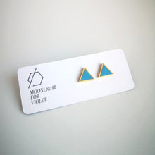 Load image into Gallery viewer, TRIANGLE STUDS - various colours available
