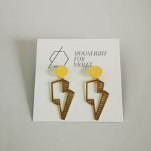 Load image into Gallery viewer, LIGHTNING BOLT EARRINGS - 15 colours available
