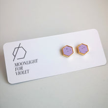 Load image into Gallery viewer, HEXAGON STUDS - various colours
